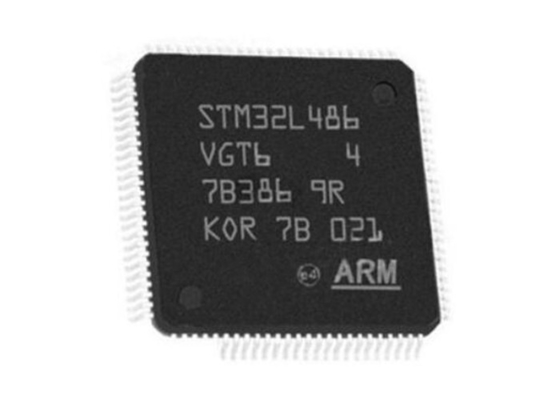 80MHz микроконтроллеры коркы M4 руки низкой мощности STM32L486VGT6 откалывают 100LQFP