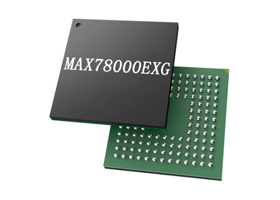 трицатидвухразрядный микроконтроллер IC 81-LFBGA обломока MAX78000EXG Двойн-ядра 100MHz 512KB IoT