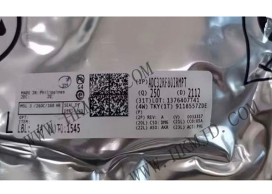 ICs откалывают ADC32RF80IRMPT удваивают - приборы приемника и обратной связи телекоммуникаций канала 3-GSPS