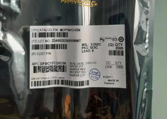 Реальний маштаб времени коммутации MCP79412-I/SN батареи обломока интегральной схемаы/календарь