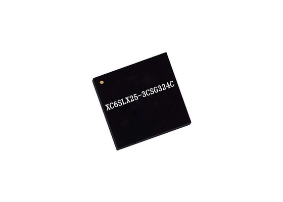 Интегрированная вентильная матрица 1080 MHz 324-LFBGA поля IC XC6SLX25-3CSG324C Programmable