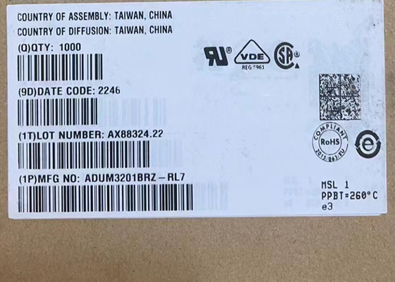 Амортизаторы 8SOIC обломока ADUM3201BRZ цифров интегральной схемаы двойные - канал 10Mbps