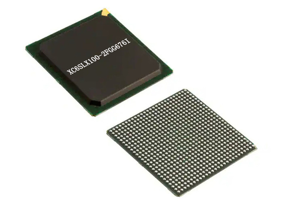 Интегрированный IC врезал логику IC FPGAs XC6SLX100-2FGG676I 676-BGA Programmable