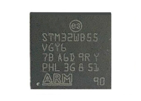 STM32WB55VGY6 ядр 2Mbps IC 100UFBGA приемопередатчика микроконтроллера MCU RF двойное