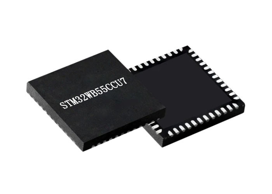 Приемопередатчик IC руки 2.48GHz RF микроконтроллера MCU STM32WB55CCU7 трицатидвухразрядный MCU
