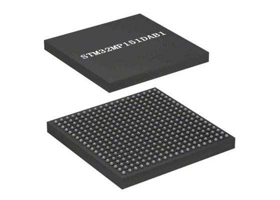 Врезанный держатель поверхности ядра 354-LFBGA IC STM32MP151DAB1 1 микропроцессоров