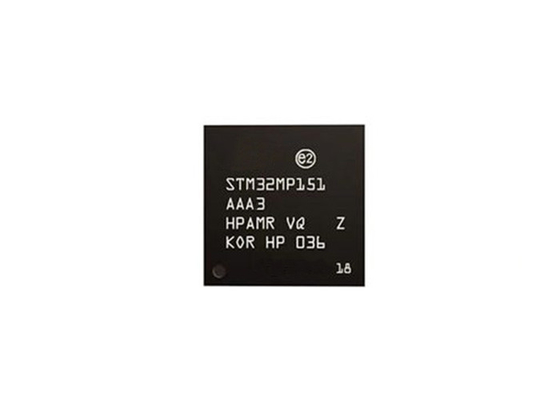 Ядр трицатидвухразрядное 448-LFBGA IC 1 микропроцессора высокой эффективности STM32MP151AAA3