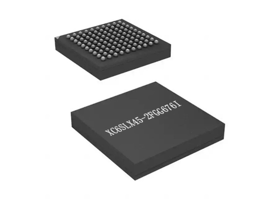 Интегральная схемаа XC6SLX45-2FGG676I обломока врезала вентильную матрицу IC поля Programmable