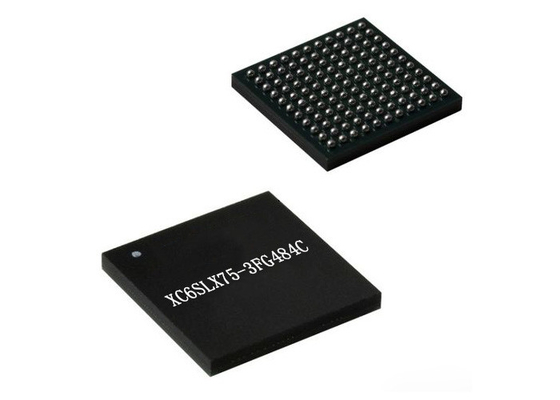 Обломок XC6SLX75-3FG484C 1080 MHz FPGA IC - вентильная матрица IC поля Programmable