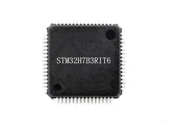 Одиночный микроконтроллер MCU обломока 64LQFP 280MHz микроконтроллера ядра STM32H7B3RIT6