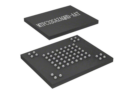 обломок интегральной схемаы микросхемы памяти 153VFBGA NAND ВСПЫШКИ 200MHz MTFC32GAZAQHD-AAT