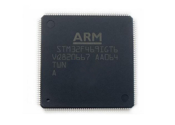 Микроконтроллер MCU C.P.U. 180MHz руки 32Bit Cortex-M4 обломока 176LQFP STM32F469IGT6 IC