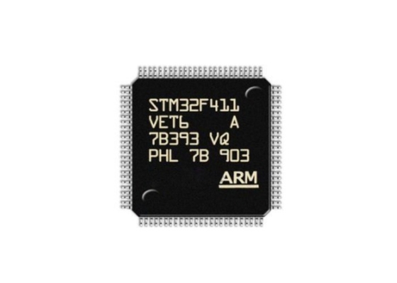 512KB ICs откалывают STM32F411VET6 микроконтроллер MCU РУКИ Cortex-M4 трицатидвухразрядный