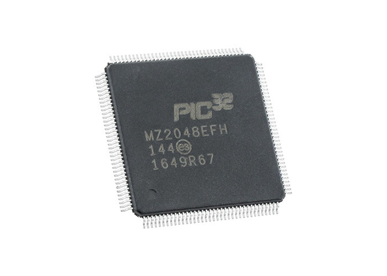 Микроконтроллер IC держателя Одно-ядра 200MHz 144-TQFP PIC32MZ2048EFH144-I/PH поверхностный