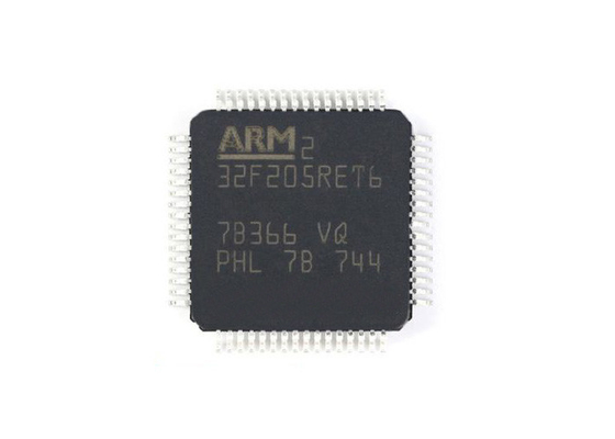Держатель поверхности пакета ВСПЫШКИ 64-LQFP микроконтроллера MCU IC STM32F205RET6