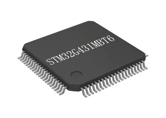 Одиночная высокая эффективность 170MHz микроконтроллера MCU 80LQFP ядра STM32G431MBT6