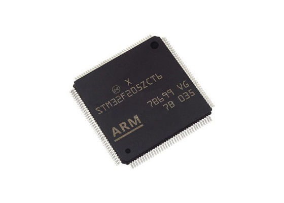 Пакет ВСПЫШКИ 256KB 144LQFP IC MCU микроконтроллера STM32F205ZCT6 трицатидвухразрядный