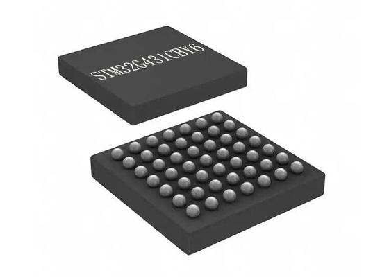 Обломок микроконтроллера ядра 49WLCSP микроконтроллера MCU STM32G431CBY6 32Bit RISC