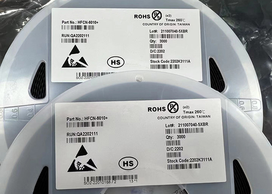 Керамический фильтр 6SMD 50Ohm центра обломока HFCN-6010+ интегральной схемаы высокопроходный