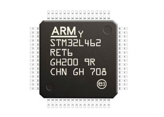 Низкая мощность IC 64LQFP микроконтроллера ядра микроконтроллера MCU STM32L462RET6 32Bit RISC
