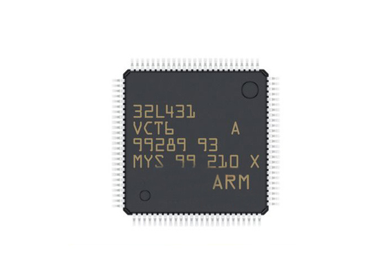 Ультра-Низк-сила 256KB 100-LQFP STM32L431VCT6 врезала микроконтроллер IC