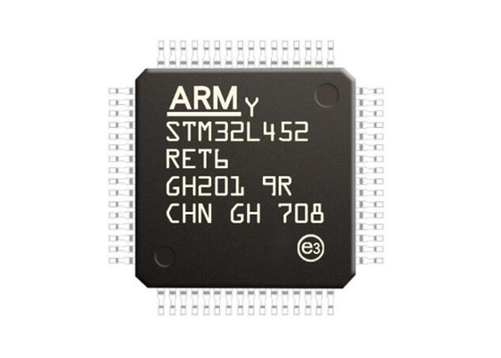 Ядр обломока LQFP64 микроконтроллера микроконтроллера MCU STM32L452RET6 32Bit одиночное