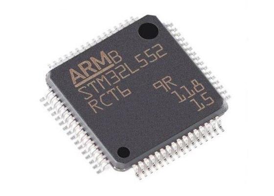Одиночный обломок микроконтроллера микроконтроллера MCU 64LQFP 256KB ядра STM32L552RCT6 внезапный