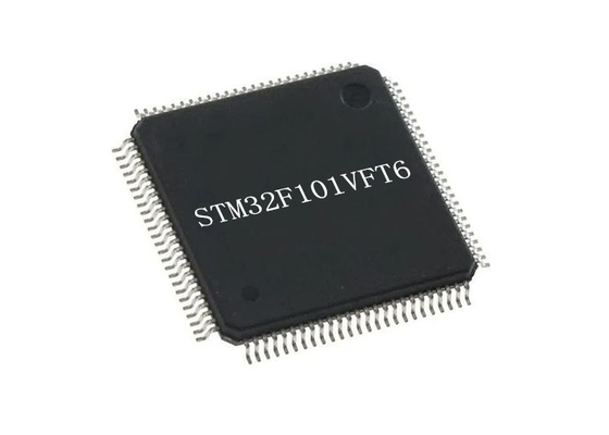 Одиночный обломок микроконтроллера микроконтроллера MCU LQFP100 36MHz ядра STM32F101VFT6
