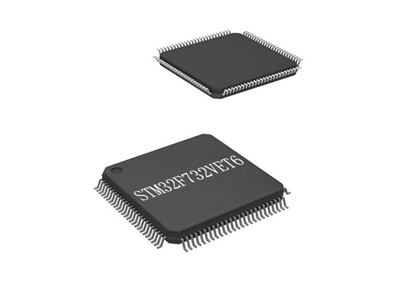 Обломок микроконтроллера ядра LQFP100 микроконтроллера MCU STM32F732VET6 32Bit одиночный