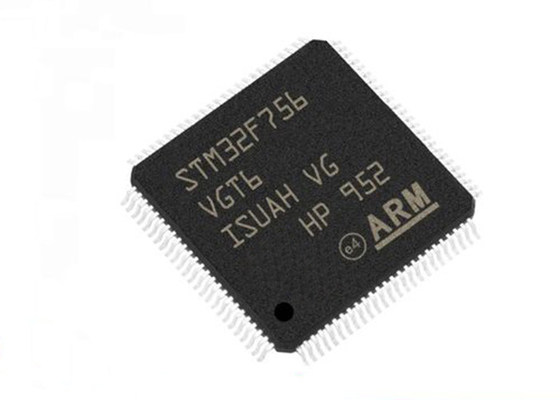 STM32F756VGT6 микроконтроллер MCU ПОДГОТОВЛЯЕТ ядр LQFP100 216MHz Cortex-M7 32Bit одиночное