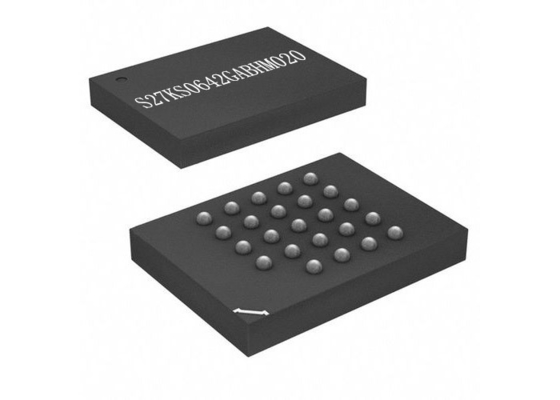 микросхема памяти 200MHz обломока S27KS0642GABHM020 псевдо SRAM интегральной схемаы 64Mbit