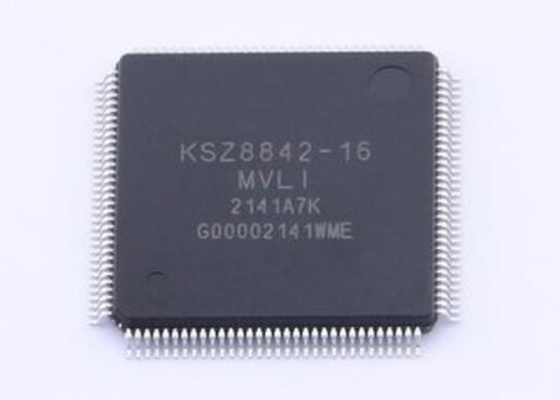 Чип интегральной схемы KSZ8842-16MVLI двухпортовый коммутатор Ethernet IC LQFP128