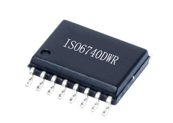 4 обломок 16-SOIC интегральной схемаы амортизаторов ISO6740DWR 50Mbps цифров канала
