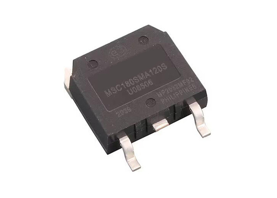 Обломок интегральной схемаы MOSFET TO-268-3 транзисторов MSC180SMA120S SiC N-канала