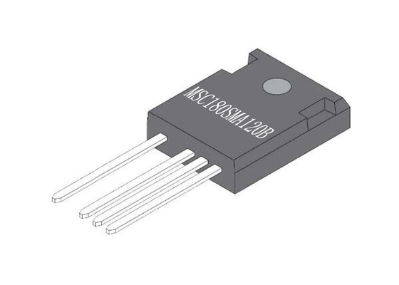 Транзисторы TO-247-4 MOSFET обломока MSC180SMA120B 1200V SiC интегральной схемаы