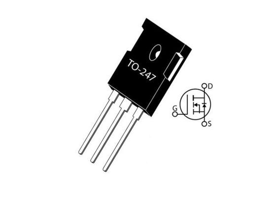 MOSFET TO-247-3 силы N-канала кремниевого карбида обломока MSC017SMA120B интегральной схемаы