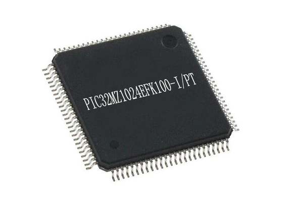 микроконтроллеры 32Bit откалывают обломок интегральной схемаы PIC32MZ1024EFK100-I/PT TQFP100