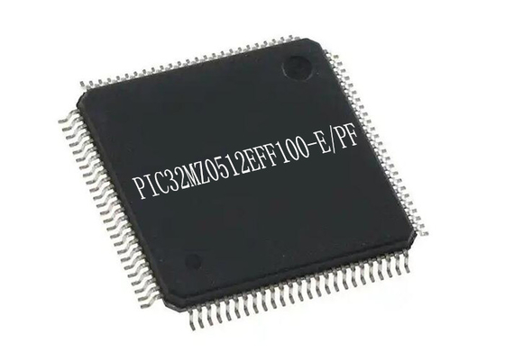 одиночные обломоки IC PIC32MZ0512EFF100-E/PF TQFP100 IC микроконтроллеров ядра 32Bit