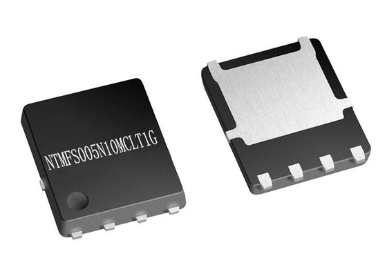 Одиночные обломоки MOSFET 5-DFN IC силы транзисторов NTMFS005N10MCLT1G N-канала