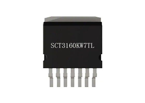 Транзисторы MOSFETs N-канала обломока SCT3160KW7TL 17A интегральной схемаы одиночные