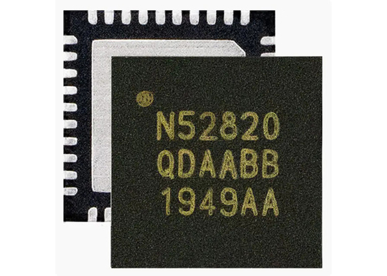 держатель поверхности IC приемопередатчика 2.4GHz 40-VFQFN BT IC NRF52820-QDAA-R7 RF