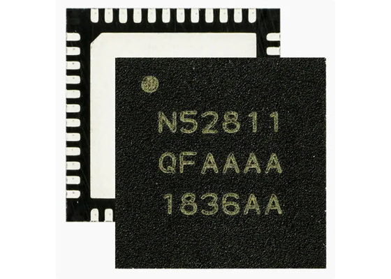 приемопередатчик IC NRF52811-QFAA-B-R7 RF держателя 2.4GHz 48-VFQFN поверхностный