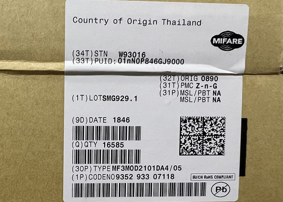 Доступ IC MF3MOD2101DA4/05 13.56MHz RF приемоответчика RFID контролируя ICs
