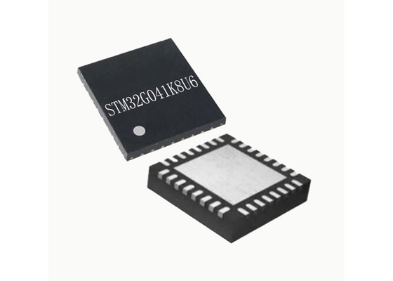 64MHz ядр IC 32-UFQFN микроконтроллера микроконтроллера MCU STM32G041K8U6 32Bit одиночное