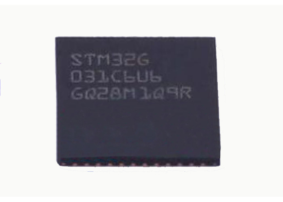 РУКА Cortex-M0+ 48-UFQFN IC STM32G031C6U6 микроконтроллера 64MHz MCU