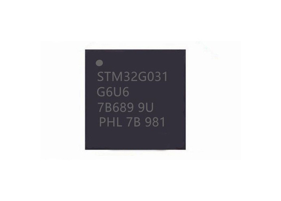 STM32G031G6U6 ядр 64MHz 28-UFQFN микроконтроллера MCU одиночное
