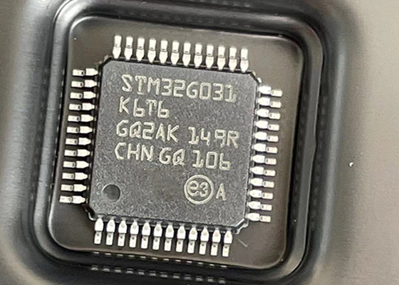 Одиночный держатель микроконтроллера MCU 32-LQFP ядра STM32G031K6T6 поверхностный