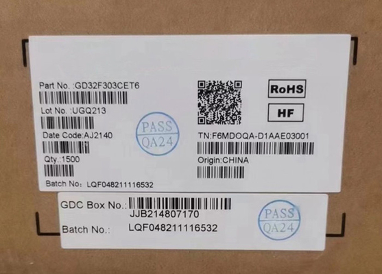 GD32F303CET6 IC MCU ARM Cortex-M4 32-разрядный пакет LQFP48