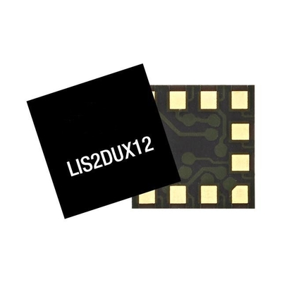 Сенсорный IC LIS2DUX12TR Ультранизкая мощность 3-осевой умный акселерометр Датчики движения 12-LGA