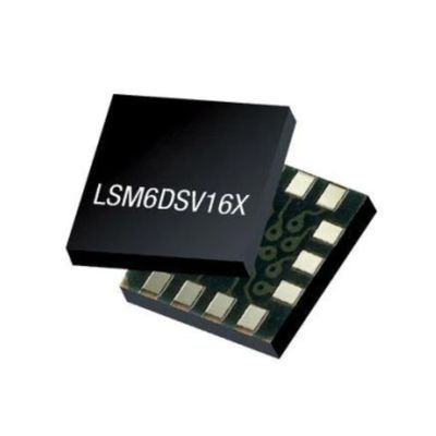 Датчик LSM6DSV16XTR, 6-осевой инерциальный измерительный блок со встроенной сенсорной фузией
